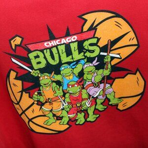 Teenage Mutant Ninja Turtles x Chicago Bulls x Peace Collective hoodie sweater